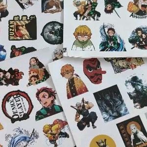 50 Demon Slayer waterproof Stickers