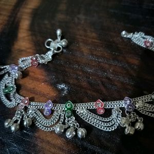 Ankle Bracelet (Payal)Silver Plated