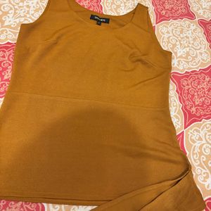 Trends New Brown Top With Knot