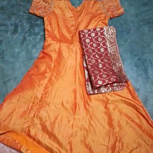 💥30 Rs.Off💥Anarkali Kurti With Dupatta