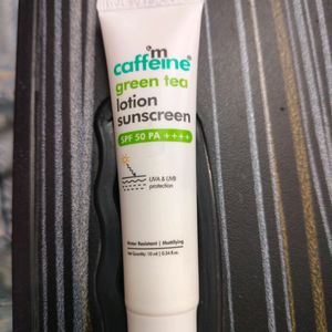 M Caffeine Green Tea Sunscreen Lotion