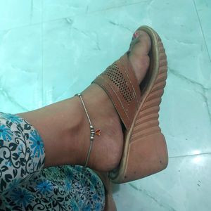Women Sandals ..tan Coloured
