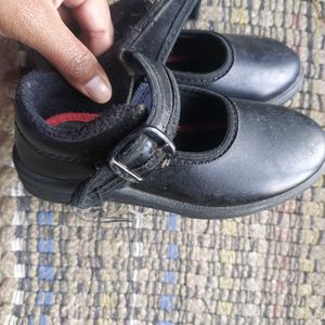 Super Orpat School Time Black Shoes