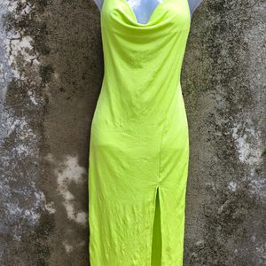 SEXIEST LIME GREEN COLOUR BODYCON