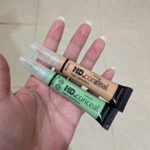 2 Insight HD Concealer Green & Nude