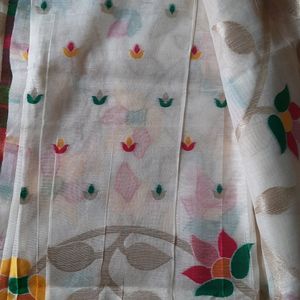 Trendy Lotus Weaving Handloom Saree. 11