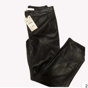 Zara Leather Pants - Premium Quality