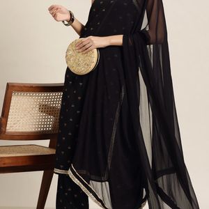 Three Peice Suit Palazzo Dupatta Set