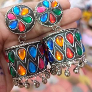 Multicolour Jhumka