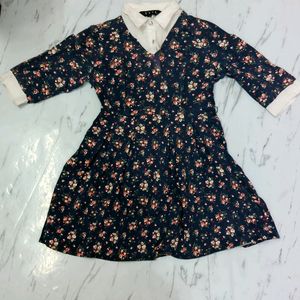 Flared Tunic Dress (Korean )