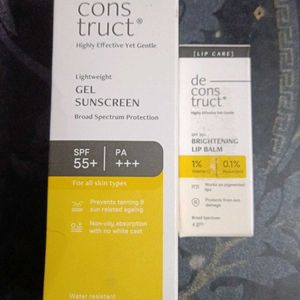 Deconstruct Sunscreen & Lip Balm