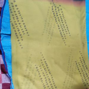 Combo Of Three Sarees With Stitched Blouses