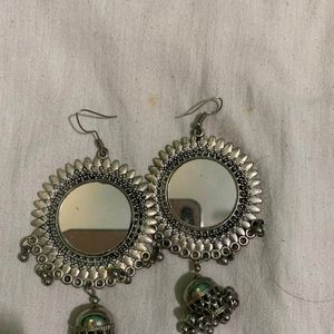 Mirror Silver Earrings