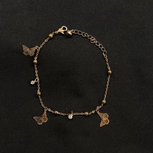 Butterfly Charm Anklet