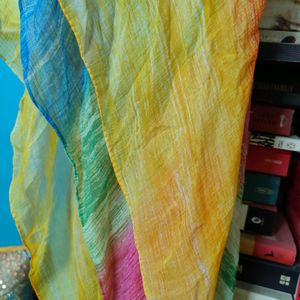 Multicolor Chiffon Scarf