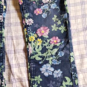 Floral Jeans