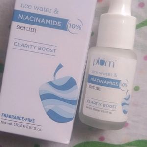 30off Plum 10% Niacinamide Rice Water Face' Seru