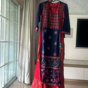 Fixed Price One Piece Kurta And Skirt Attached