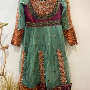 Designer Anarkali With Pant