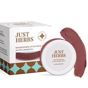 Just Herbs Lip And Cheek Tint Mahogany Shade