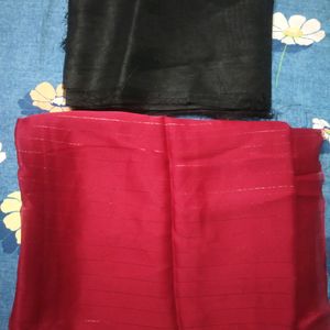 BLOOD RED SAREE/FABRIC