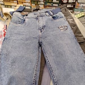 Boys Cargo Jeans Cotton