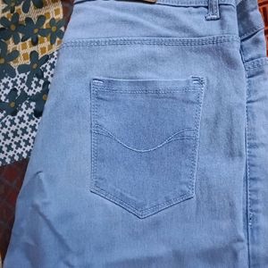 Ice Blue Colur Jeans