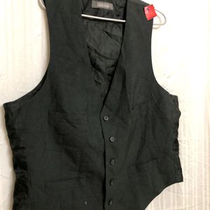 Reaction Kenneth Cole Black Vest