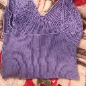 Lavender Crop Top