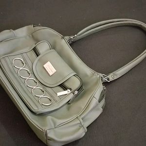 Olive Multiple Pocket Bag