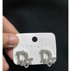 Dior Stone Studded Earrings