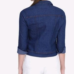 Navy Blue Denim Jacket For Women