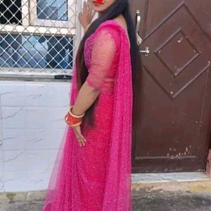 Fancy Net Saree 🥰