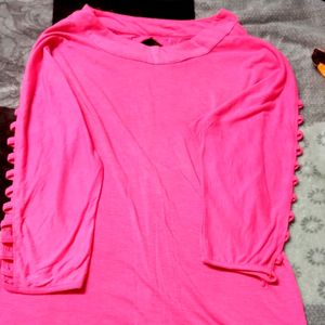 Neon Pink Top