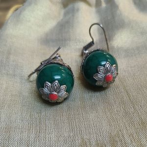 Emerald Green Earrings