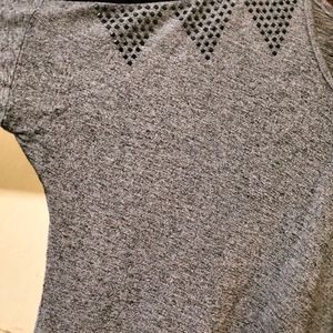 Hot Grey Colour Top For Women