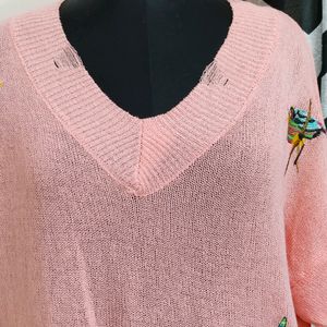 Oversized Plus Size Sweater Like Top