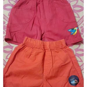 2 Yr Baby Shorts