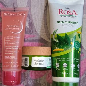 Bioderma Cleansing Gel Rosa Facewash, Nature Derma