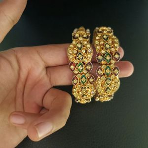 Marwari Krishna Morpankh Saree Bangles