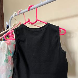 Black Halter Tank Top