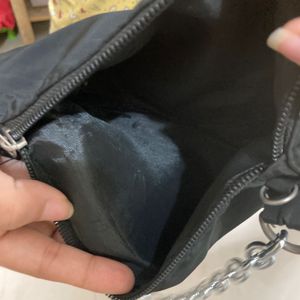 Urbanic Black Hobo Bag