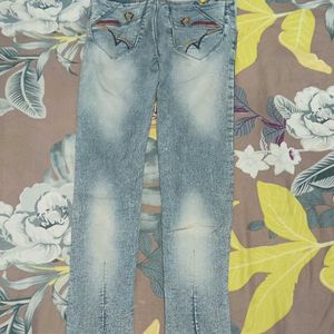 Stylish And Trendy Sky Blue Jeans