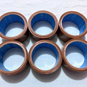 Combo Of 6 Brown Self Adhesive Tape 🟤