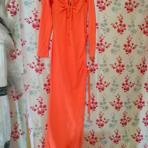 Orange Sexy Maxi Dress 🍊🧡