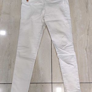 White High Waist Jeans