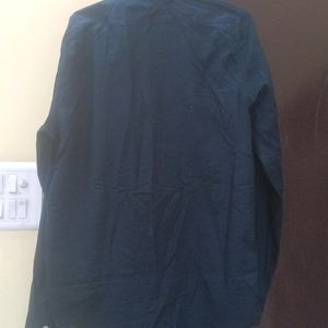 Navy Blue H&M Cotton Shirt