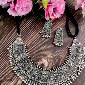 Alloy Jwellery Set (Silver)