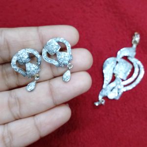 Pendant And Earrings