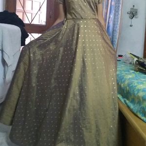 Silk Gown For Girls